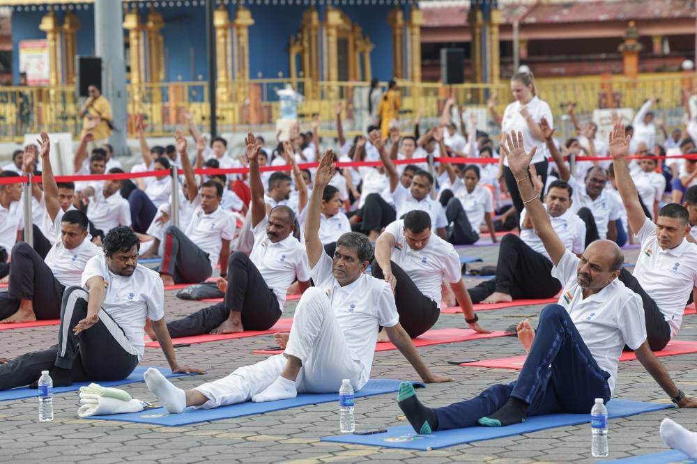 Yoga celebration bridges cultural ties between Malaysia and India
