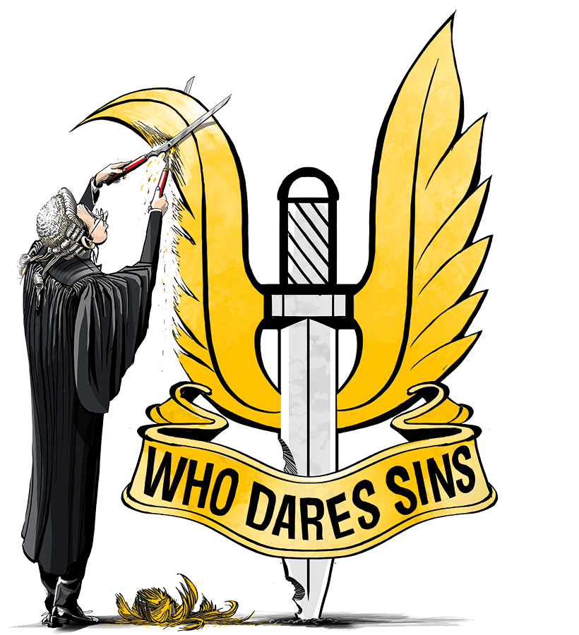 Lawfare is the SAS's most dangerous enemy