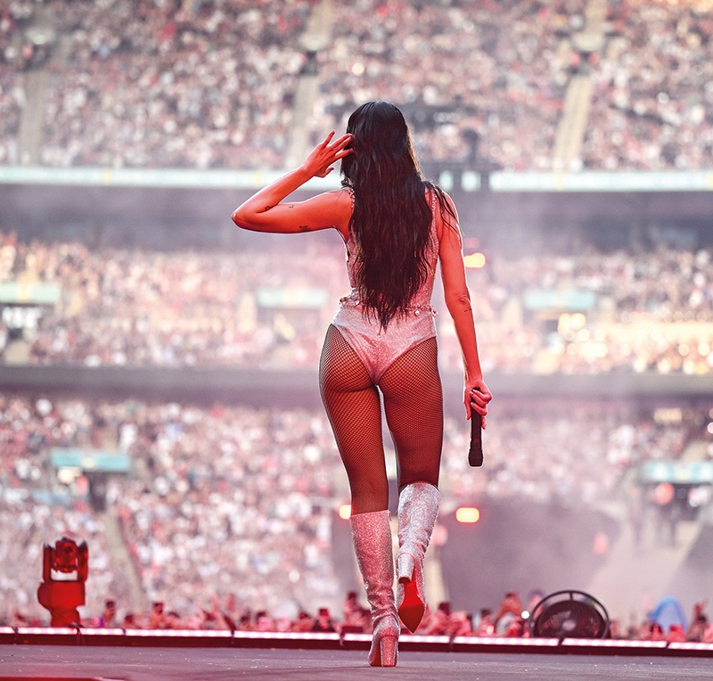 Dua Lipa sparkles at Wembley – but her new album is pedestrian