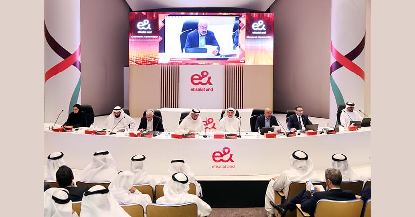 e& AGM approves 83 fils dividend per share for FY 2024