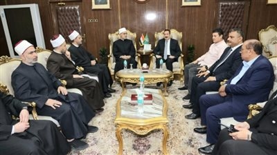 زيارة مفتي الجمهورية لمحافظة المنوفية لتقديم العزاء في ضحايا حادث الطريق  الإقليمي