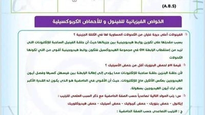 استعد لامتحان يوم الخميس.. الكمياء العضوية في 6 ورقات فقط للثانوية العامة واضمن الدرجة النهائية