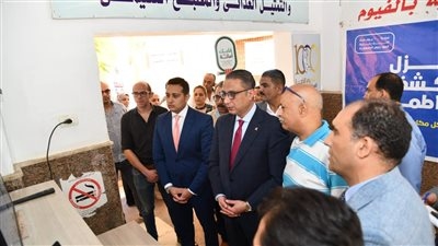محافظ الفيوم يشهد إنطلاق فعاليات المبادرة الرئاسية "100 يوم صحة"