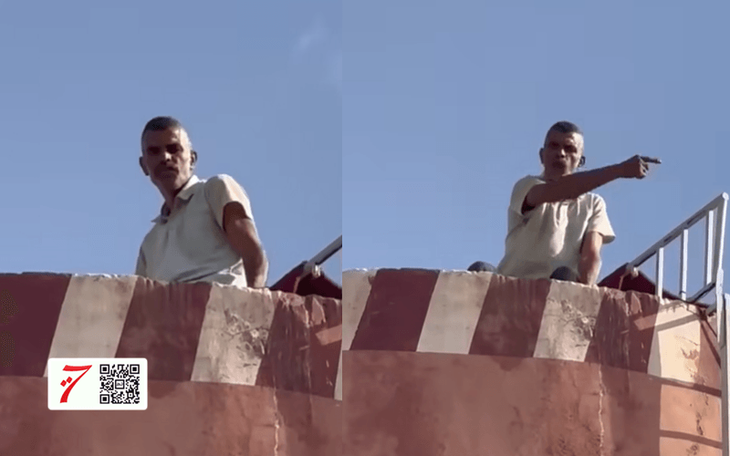 جهاز مطاطي ينقذ شخصا احتج فوق خزان مياه بأولاد يوسف