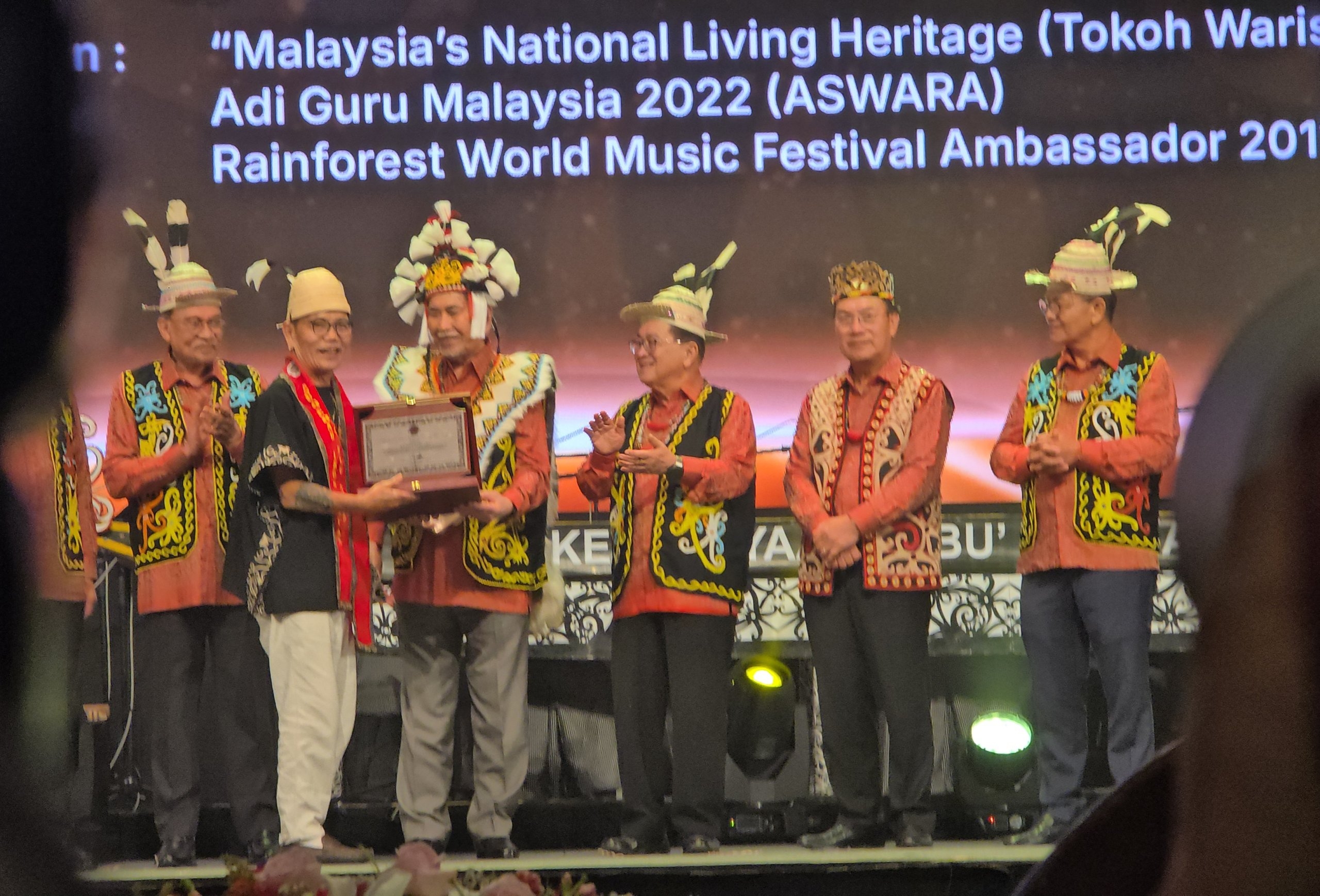 Three Orang Ulu honoured with Dayak Icon Awards at state Gawai Dayak gala