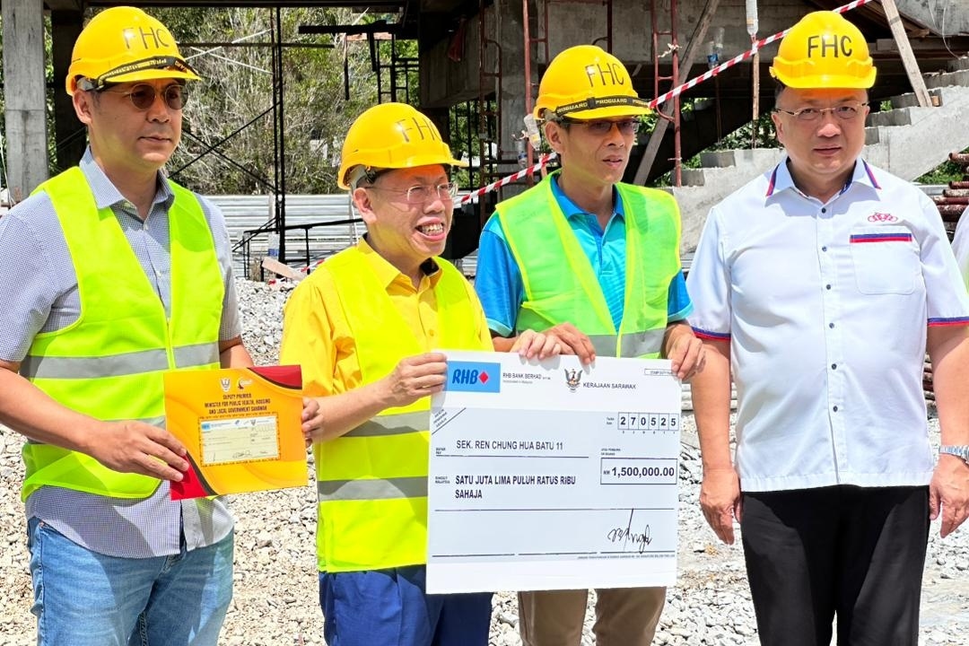 Works on new SJKC Chung Hua Batu 11 nearing completion