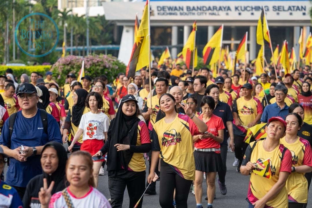 Over 1,000 join inaugural 722 Walk in Kuching to mark Sarawak Day