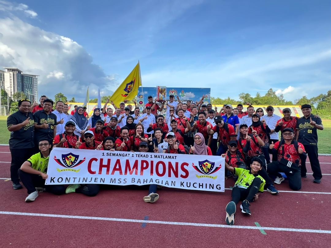 With 475 points, Kuching reigns supreme at Sarawak inter-division school championship