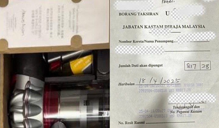 Singaporean Fined RM817 For Bringing Dyson Vacuum Cleaner Into Malaysia