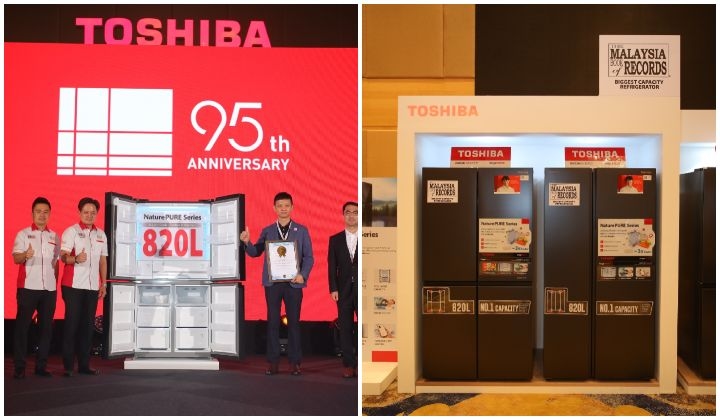 Toshiba Launches Malaysia's Biggest-Capacity Refrigerator, Marking a New Milestone For Its 95th Anniversary
