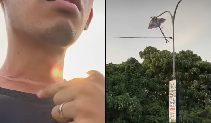 [Watch] Motorcyclist Nearly Decapitated By Kite String While Riding On MRR2