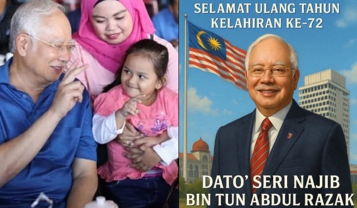 Behind Prison Walls: A Daughter's Love Marks Najib's 72nd Birthday