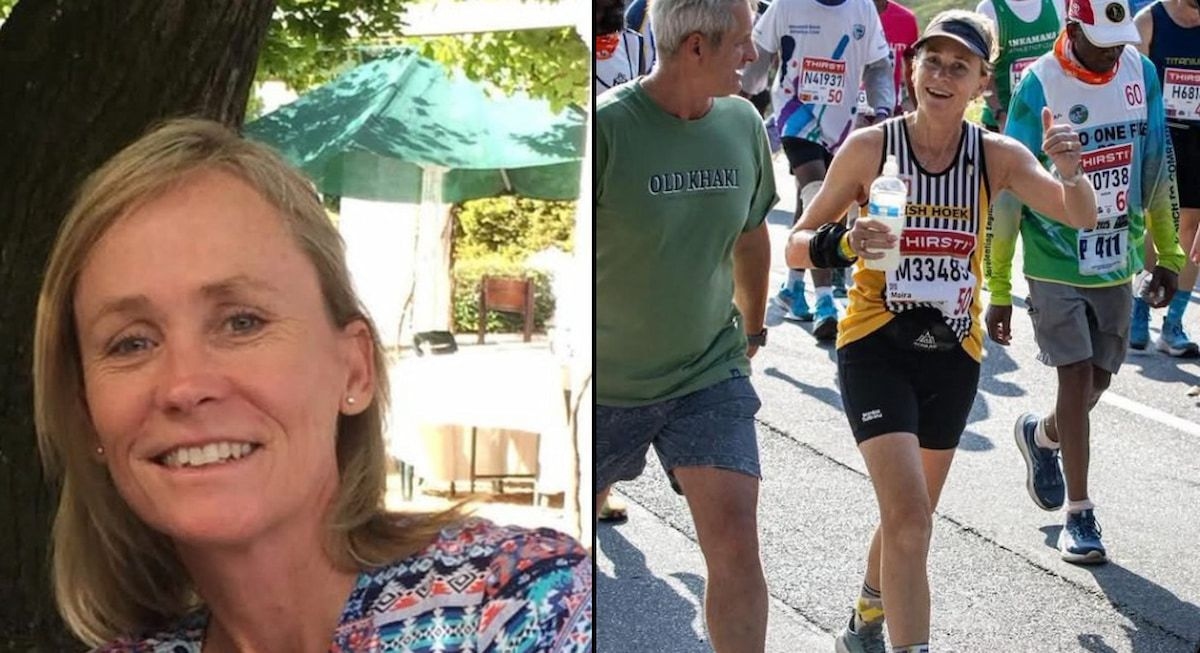 Comrades runner Moira Harding: 'I'm home and recovering well'