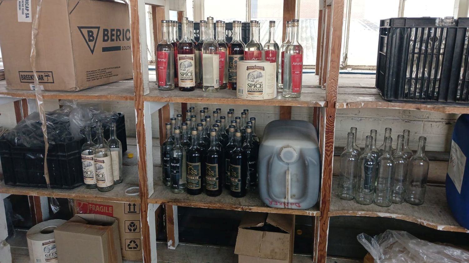 Police bust counterfeit liquor operation in Johannesburg