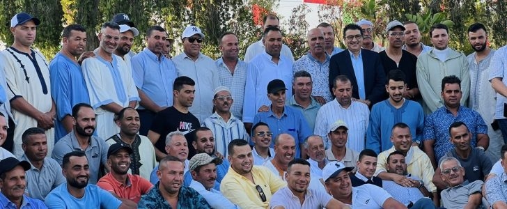 بالصور اجتماع تنظيمي وإجراء القرعة للسرب المشاركة في عروض التبوريدة بمهرجان تيفلت.