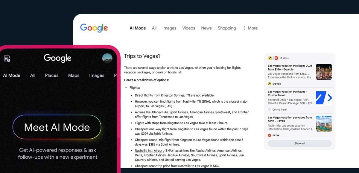 Google 's AI Mode to transform travel search