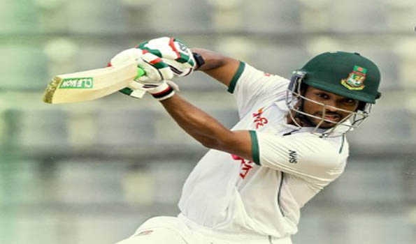 Bad light ends Day 3 as Shanto fifty extends lead