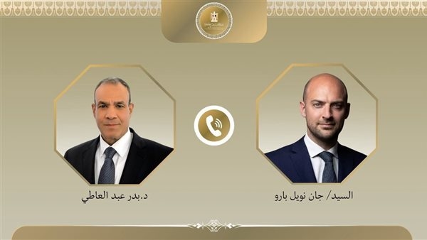 وزير الخارجية يبحث مع نظيره الفرنسي تطورات الأوضاع في قطاع غزة