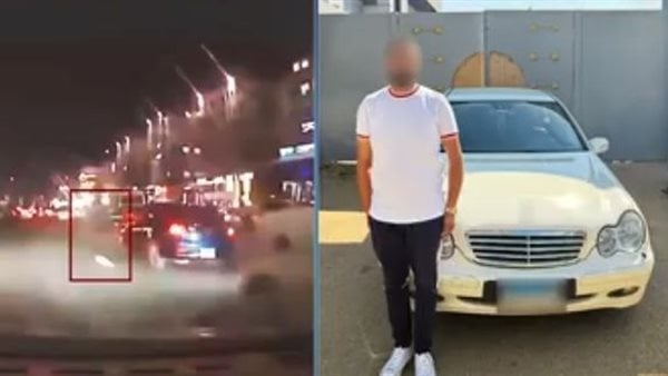 القبض على قائد سيارة دهس فتاة أثناء عبورها الطريق بأكتوبر (فيديو)