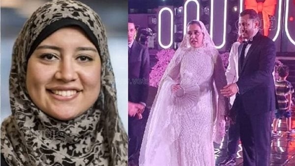 أبهرت العالم بإنجازها وكرمها محافظ بني سويف، عالمة الفيزياء إلهام فضالي تحتفل بزفافها