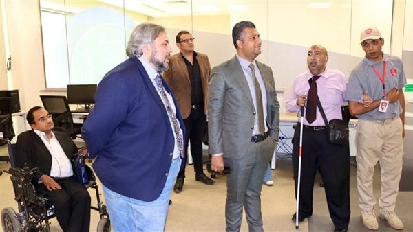 وحدة ذوي الإعاقة بالقومي لحقوق الإنسان تنظم زيارة ميدانية للوطنية لتكنولوجيا المعلومات