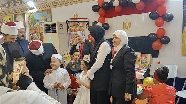 أنشطة متميزة للأطفال بجناح الأزهر بمعرض مكتبة الإسكندرية