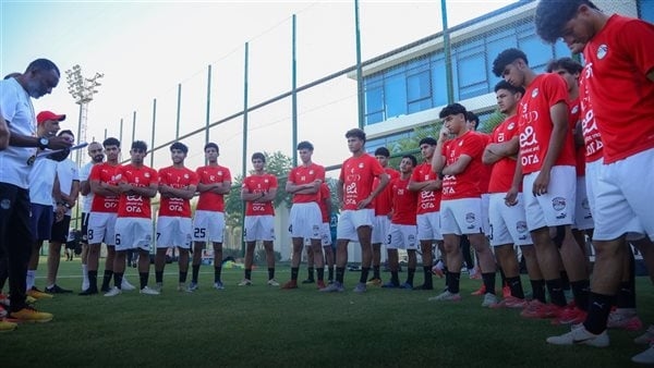منتخب الناشئين يواصل تدريباته بالهدف استعدادا لكأس العالم بقطر (صور)