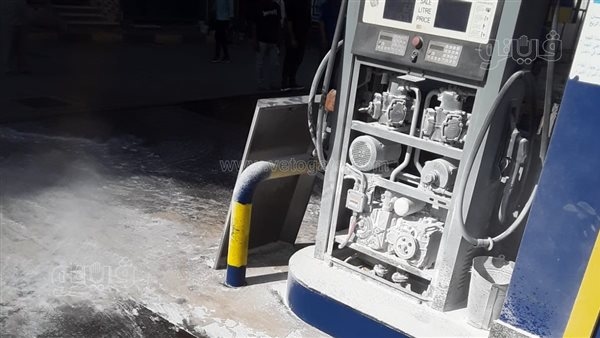 الحماية المدنية فى المنوفية تسيطر على حريق محطة وقود بأشمون