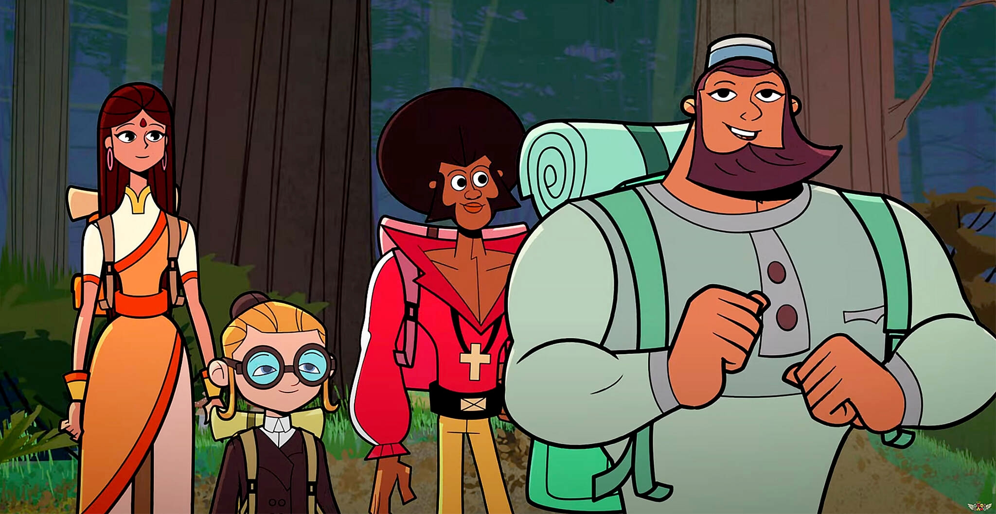 Cartoon characters teach children about faith