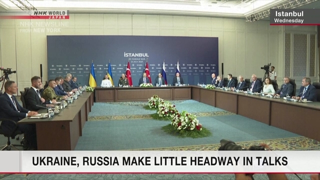 Ukraine, Russia make little headway in peace talks in Turkey