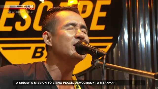 A singer's mission to bring peace, democracy to Myanmar