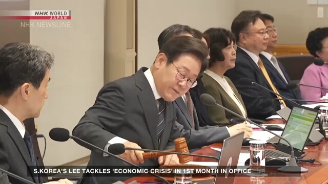 South Koreans hope for relief as Lee pledges economic revival