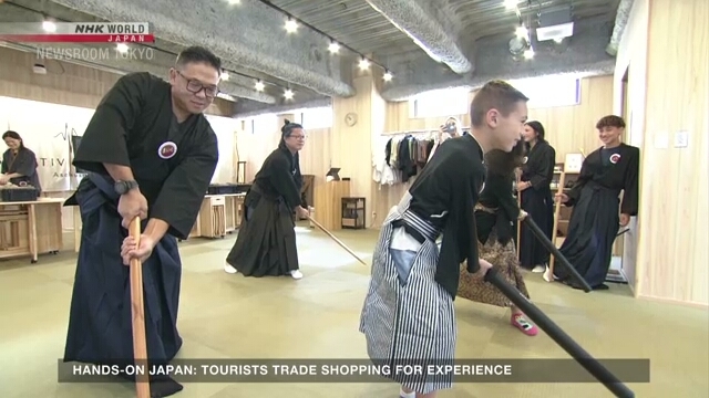 Hands-on Japan: Tourists trade shopping for experience